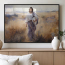 Jesus the Good Shepherd Wall Art Canvas Print - Lost Lamb