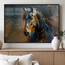 Abstract Horse Wall Art Canvas Print | Farmhouse Wall Decor by MyGreatCanvas | Canvas Wall Art Prints | Photo Prints & Wall Decor