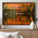 Forest Reflection Art | Autumn Forest Reflection Wall Art | by MyGreatCanvas | Canvas Wall Art Prints | Photo Prints & Wall Decor