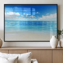 Beach Scene Canvas Wall Art Print – Tranquil Ocean Horizon by MyGreatCanvas | Canvas Wall Art Prints | Photo Prints & Wall Decor