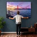 Golden Gate Bridge Wall Art Canvas Print – Framed San by MyGreatCanvas | Canvas Wall Art Prints | Photo Prints & Wall Decor