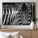 Zebra Wall Art – Zebra Close Up Wall Art – Framed Black by MyGreatCanvas | Canvas Wall Art Prints | Photo Prints & Wall Decor