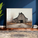 Farmhouse Rustic Barn Wall Art Canvas Print – Framed and