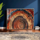 Abstract Tree Ring Art, Colorful Tree Ring Wall Decor, by MyGreatCanvas | Canvas Wall Art Prints | Photo Prints & Wall Decor