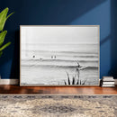 Surfer Silhouette Wall Art Canvas Print – Framed Calm Ocean by MyGreatCanvas | Canvas Wall Art Prints | Photo Prints & Wall Decor