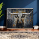 Rustic Bull Wall Art Canvas Print, Longhorn Wall Decor for by MyGreatCanvas | Canvas Wall Art Prints | Photo Prints & Wall Decor