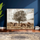 Texas Longhorn Cattle Wall Art, Rustic Western Ranch Canvas by MyGreatCanvas | Canvas Wall Art Prints | Photo Prints & Wall Decor