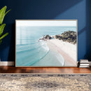 Aerial Beach Wall Art Canvas Print, Coastal Ocean Waves and by MyGreatCanvas | Canvas Wall Art Prints | Photo Prints & Wall Decor
