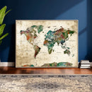 World Map Canvas Print – Framed Detailed Map of the World by MyGreatCanvas | Canvas Wall Art Prints | Photo Prints & Wall Decor
