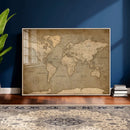 World Map Canvas Print – Framed Travel Map Wall Art for by MyGreatCanvas | Canvas Wall Art Prints | Photo Prints & Wall Decor