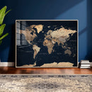 World Map Canvas Print – Detailed Map of the World Wall Art by MyGreatCanvas | Canvas Wall Art Prints | Photo Prints & Wall Decor