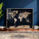 Grunge Wall Art World Map Canvas Print by MyGreatCanvas | Canvas Wall Art Prints | Photo Prints & Wall Decor