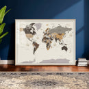 World Map Wall Art Print by MyGreatCanvas | Canvas Wall Art Prints | Photo Prints & Wall Decor