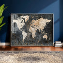 World Map Canvas Print – Detailed Map of the World Wall Art by MyGreatCanvas | Canvas Wall Art Prints | Photo Prints & Wall Decor