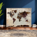 World Map Canvas Triptych – Colorful Global Wall Art for by MyGreatCanvas | Canvas Wall Art Prints | Photo Prints & Wall Decor