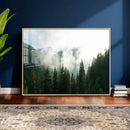 Misty Mountain Forest Canvas Print, Foggy Pine Trees Nature by MyGreatCanvas | Canvas Wall Art Prints | Photo Prints & Wall Decor