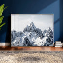 Snowy Mountain Range Canvas Print, Alpine Peaks Landscape by MyGreatCanvas | Canvas Wall Art Prints | Photo Prints & Wall Decor