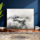 Foggy Forest Wall Art Canvas Print, Misty Pine Tree by MyGreatCanvas | Canvas Wall Art Prints | Photo Prints & Wall Decor