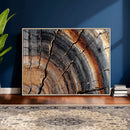 Abstract Tree Ring Wall Art Print – Natural Rustic Wood by MyGreatCanvas | Canvas Wall Art Prints | Photo Prints & Wall Decor