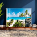Barbados Beach Wall Art Canvas Print, Palm Tree Ocean by MyGreatCanvas | Canvas Wall Art Prints | Photo Prints & Wall Decor