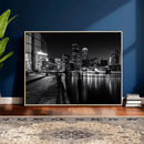 Boston Wall Art Canvas Print, Boston City Downtown Night by MyGreatCanvas | Canvas Wall Art Prints | Photo Prints & Wall Decor