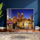 Boston Wall Art Canvas Print, Boston City Downtown Night by MyGreatCanvas | Canvas Wall Art Prints | Photo Prints & Wall Decor