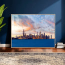 Chicago Wall Art Canvas Print - Chicago City Downtown Night by MyGreatCanvas | Canvas Wall Art Prints | Photo Prints & Wall Decor