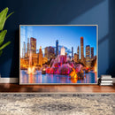 Chicago Wall Art Canvas Print, Chicago City Downtown Night by MyGreatCanvas | Canvas Wall Art Prints | Photo Prints & Wall Decor