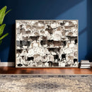 Abstract Texas Longhorn Print - Longhorn Herd Print for by MyGreatCanvas | Canvas Wall Art Prints | Photo Prints & Wall Decor