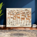 Gazelle Wall Art Canvas Print - Abstract Antelope Wall Art by MyGreatCanvas | Canvas Wall Art Prints | Photo Prints & Wall Decor