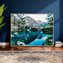 Alpine Mountain Lake Wall Art Canvas Print – Turquoise by MyGreatCanvas | Canvas Wall Art Prints | Photo Prints & Wall Decor