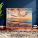 Sunset Beach Wall Art Canvas Print – Soft Coastal by MyGreatCanvas | Canvas Wall Art Prints | Photo Prints & Wall Decor