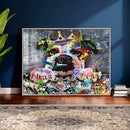 Graffiti Dog Wall Art Decor for Teen Bedroom - Abstract by MyGreatCanvas | Canvas Wall Art Prints | Photo Prints & Wall Decor