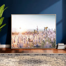 Lavender Field Wall Art Canvas Print, Butterfly Floral by MyGreatCanvas | Canvas Wall Art Prints | Photo Prints & Wall Decor
