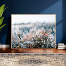 Frosted Fern Wall Art Canvas Print, Soft Winter Botanical by MyGreatCanvas | Canvas Wall Art Prints | Photo Prints & Wall Decor