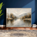 Abstract Landscape Wall Art Canvas Print, Modern Lake by MyGreatCanvas | Canvas Wall Art Prints | Photo Prints & Wall Decor