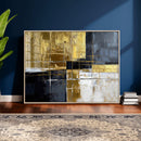 Gold Navy Abstract Wall Art Canvas Print, Modern Luxury by MyGreatCanvas | Canvas Wall Art Prints | Photo Prints & Wall Decor