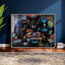 Graffiti American Football Player Street Art Wall Art Canvas by MyGreatCanvas | Canvas Wall Art Prints | Photo Prints & Wall Decor