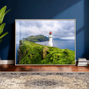 Coastal Lighthouse Wall Art Canvas Print, Cliffside Ocean by MyGreatCanvas | Canvas Wall Art Prints | Photo Prints & Wall Decor