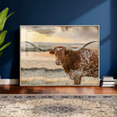 Texas Longhorn Wall Art Canvas Print, Western Ranch Bull by MyGreatCanvas | Canvas Wall Art Prints | Photo Prints & Wall Decor