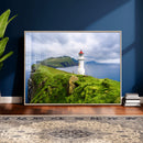 Cliffside Lighthouse Wall Art Canvas Print – Coastal by MyGreatCanvas | Canvas Wall Art Prints | Photo Prints & Wall Decor