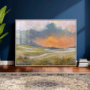 Mountain Sunset Wall Art Canvas Print Vintage Landscape by MyGreatCanvas | Canvas Wall Art Prints | Photo Prints & Wall Decor