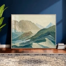 Shemelina Mountain Landscape, Mountains at Dawn Wall Art by MyGreatCanvas | Canvas Wall Art Prints | Photo Prints & Wall Decor