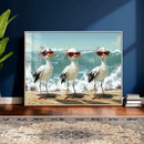 Funny Seagull Wall Art Canvas Print Beach Birds With by MyGreatCanvas | Canvas Wall Art Prints | Photo Prints & Wall Decor