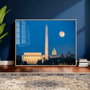 Washington DC Skyline Wall Art Canvas Print – Lincoln by MyGreatCanvas | Canvas Wall Art Prints | Photo Prints & Wall Decor