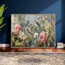 Vintage Birds and Flowers Wall Art Canvas Print, Botanical by MyGreatCanvas | Canvas Wall Art Prints | Photo Prints & Wall Decor