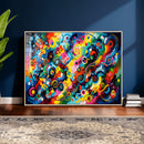 Geometric Abstract Wall Art Canvas Print, Bold Color by MyGreatCanvas | Canvas Wall Art Prints | Photo Prints & Wall Decor