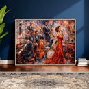 Jazz Band Canvas Wall Art — Jazz Club Singer Saxophone Print by MyGreatCanvas | Canvas Wall Art Prints | Photo Prints & Wall Decor