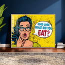 Pop Art Print Bathroom Sign Wall Art Canvas Print — Funny by MyGreatCanvas | Canvas Wall Art Prints | Photo Prints & Wall Decor