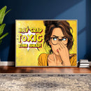 Pop Art Print Bathroom Sign Wall Art Canvas Print — Funny by MyGreatCanvas | Canvas Wall Art Prints | Photo Prints & Wall Decor